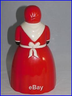 Vintage F & F Die Works Plastic Aunt Jemima Cookie Jar