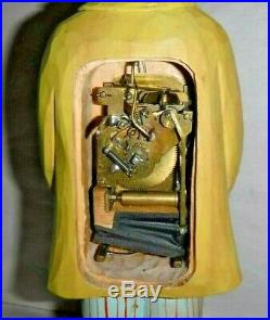 Vintage German Whistler Carved Nodder Automaton Karl Griesbaum Black Americana