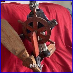 Vintage Hand Painted Black Americana Windmill. Backyard Super Cool Only 1 On