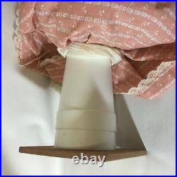 Vintage Handmade Folk Art Doll Black Americana Mexican Native Woman With Basket