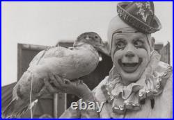 Vintage Harry Dann Circus Clown Duck Photo Ringling Barnum 5x7