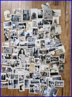 Vintage Lot of 500+ 1920s-60's American Family Black & White + Color Photos