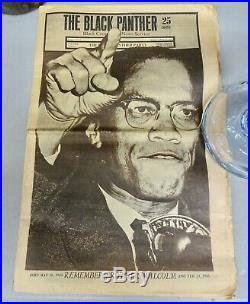 Vintage May 19, 1969 Black Panther Newspaper MALCOLM X Cover