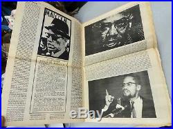Vintage May 19, 1969 Black Panther Newspaper MALCOLM X Cover