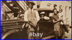 Vintage Nj Black History African American Family Classic Car East Coast Photo