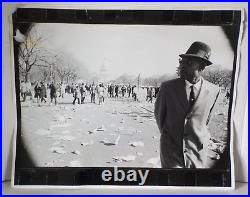 Vintage Original Anthony Friedkin Capital Protest Photograph 20 x 16 Inches