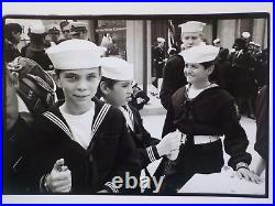 Vintage Original Anthony Friedkin Young Navy Boys Photograph 10 x 8 Inches