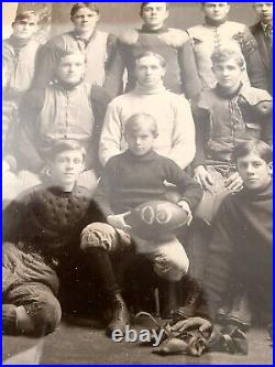 Vintage Original Photo High School Football Team 1905 Rare