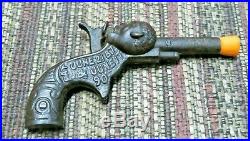 Vintage Original Sambo Cast-Iron Ives Toy Cap Gun-1887/1890-Black Americana