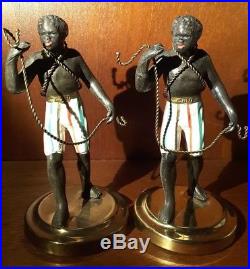 Vintage Petite Choses Pair of Blackamoor Figurines As PICTURED