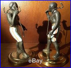 Vintage Petite Choses Pair of Blackamoor Figurines As PICTURED