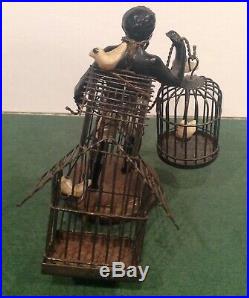 Vintage Petites Choses 5 Man with Bird Cages