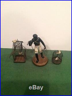 Vintage Petites Choses 5 Man with Bird Cages