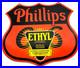 Vintage Phillips 66 Ethyl Porcelain Sign- Service Station Gasoline Americana