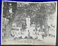 Vintage Photo RARE African American PAEGENT 1940'S 8 X 10 in