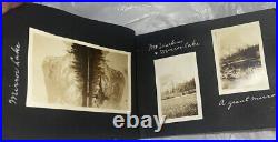 Vintage Photograph Album RARE 60 Photos Yosemite National Park 1920s Falls Bear