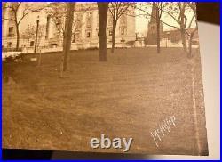 Vintage Photograph Wisconsin State Capitol McKillop Tiger Stripe Wood Frame