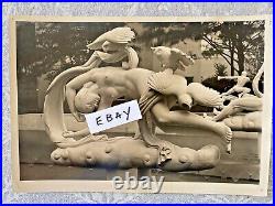 Vintage Photographs Paul Manship WORLDS FAIR Moods of Time Sculptures by RUSSELL