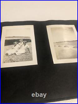 Vintage Photos Lot Nurses Women Swimsuits Cars Black and white 1930s album