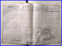 Vintage Pullman Porter Timesheets Authentic Originals In Triplicate