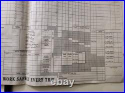 Vintage Pullman Porter Timesheets Authentic Originals In Triplicate