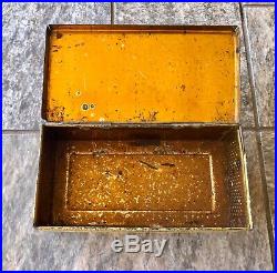 Vintage Rare The Diamond Match Co. Black Americana Tin Litho Box 1880s