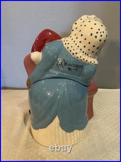 Vintage Rick Wisecaver Black Americana. Holiday Cookie Jar. 11