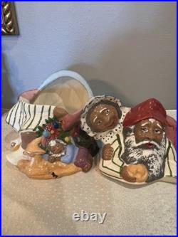 Vintage Rick Wisecaver Black Americana. Holiday Cookie Jar. 11