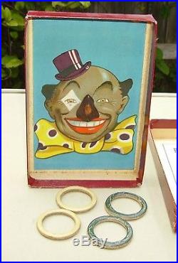 Vintage Spear's Games The White Eyed Coon Black Americana ring toss game