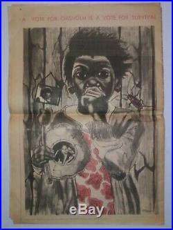 Vintage The Black Panther Party Newspaper