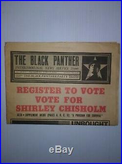 Vintage The Black Panther Party Newspaper