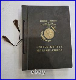 Vintage United States Marine Corps Photograph Album From 1950s with Photos