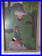 Vintage Vietnam Black Americana Folk Art Oil on Canvas Painting Signed