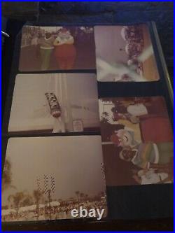 Vintage photo album with photos African American family