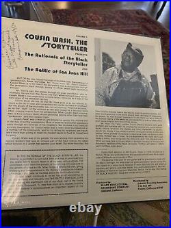 Voice Of black History African American Rare LP? Cousin Wash EX+Offers Welcome