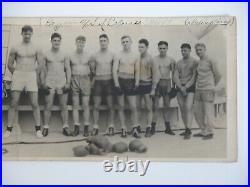 Vtg 1940s USS COLORADO Navy Boxing Team Photograph RARE Photo OOAK Military