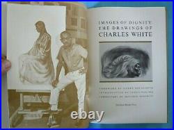 Vtg 1969 IMAGES of DIGNITY by CHARLES WHITE Art Drawings of Black Experience