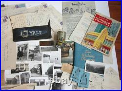 Vtg 30s Harold Moeller Bernice Larson Photos Ephemera Collection Love Letters OH