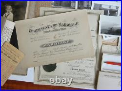 Vtg 30s Harold Moeller Bernice Larson Photos Ephemera Collection Love Letters OH