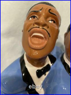 Vtg Clay Art 1998 Soul Tones Jazz Singers Black Americana Cookie Jar Mens TRIO