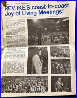 Vtg Lot African American Prosperity Evangelist Rev. Ike1970s Action! + Ephemera