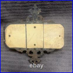 Vtg Universal Dazey Americana Cast Iron Can Opener Wall Mount Antique Wood Handl