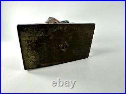 Vtg VIRGINIA BLEND Promotional Black Americana Figure, Bronze Style Finish Com Vtg VIRGINIA BLEND Promotional Black Americana Figure, Bronze Style Finish Com