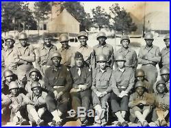 WW2 YARD LONG PHOTO AFRICAN AMERICAN 452ND ANTI AIRCRAFT BATTALION Normandy RARE