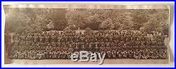 WWII Panoramic Photo of Black Military Regiment in Uniform