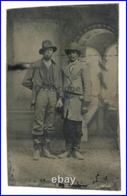 White Wealthy Man 1865 African American Brute Enforcer Black Tintype Civil War White Wealthy Man 1865 African American Brute Enforcer Black Tintype Civil War