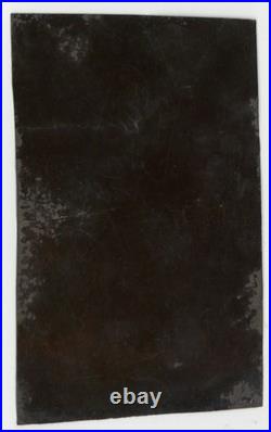 White Wealthy Man 1865 African American Brute Enforcer Black Tintype Civil War