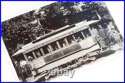 Wilkes-Barre & Suburban Street Railway Trolley Train Plains 5x7 Antique Photo