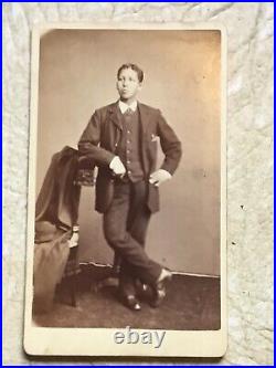 XXX RARE 1800'S AFRICAN AMERICAN Handsome MAN Cabinet Card PHOTO Pittsburgh