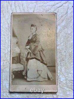 XXX RARE 1800'S AFRICAN AMERICAN LADY Cabinet Card PHOTO NAMED PINK SAYLOR